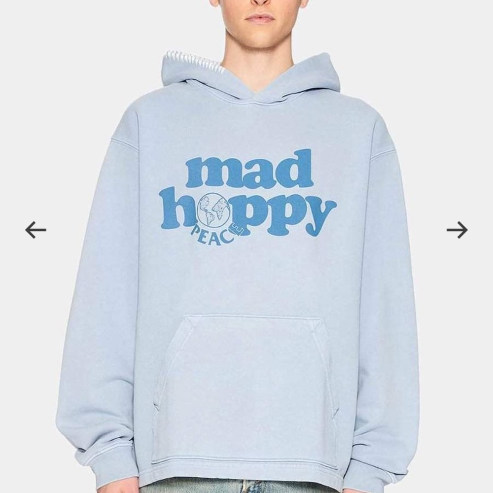 mad happy peace sweatshirt